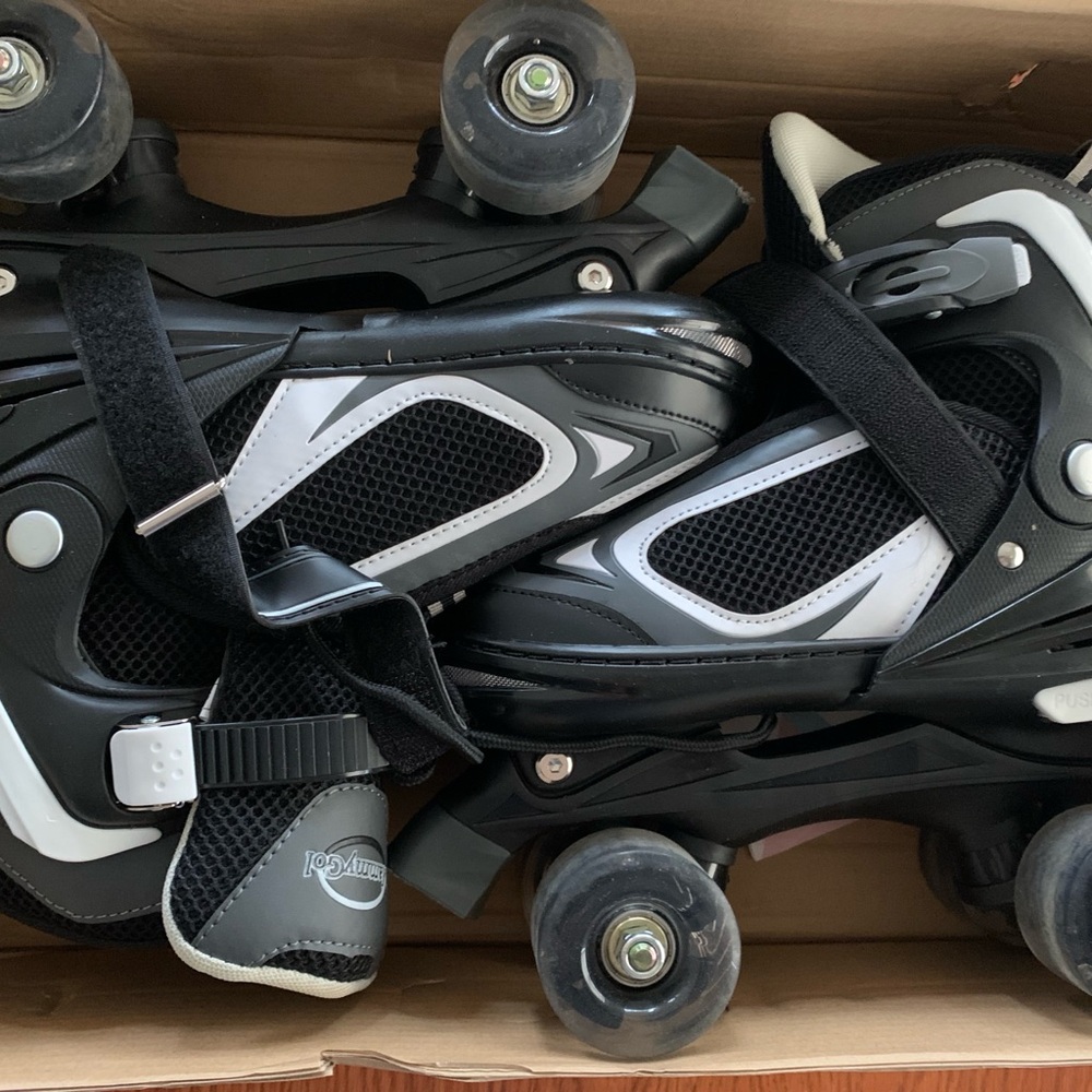 Black and White Roller Skates